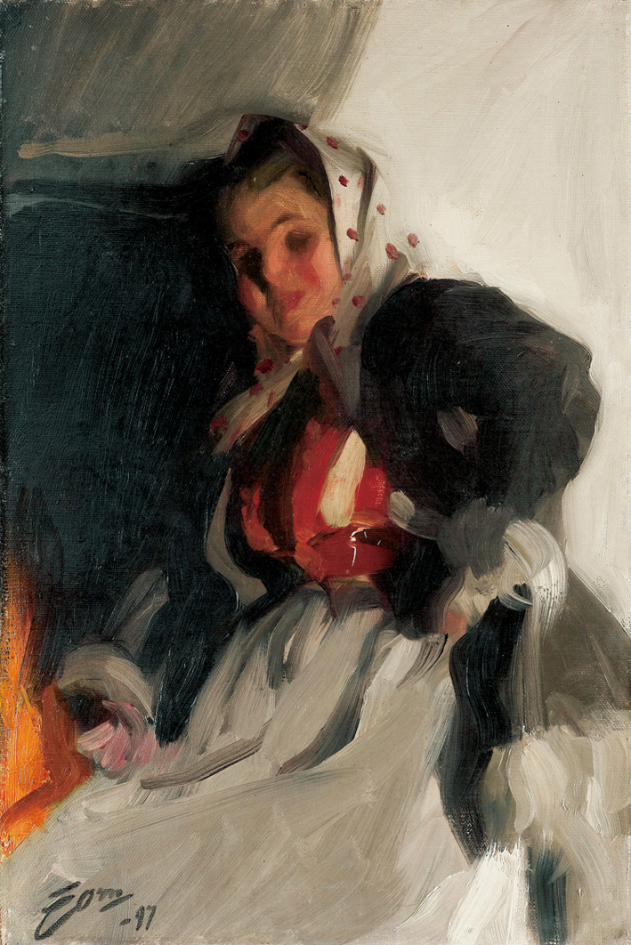  安德斯·莱奥纳德·佐恩 Anders Leonard Zorn —— 少妇 (2)